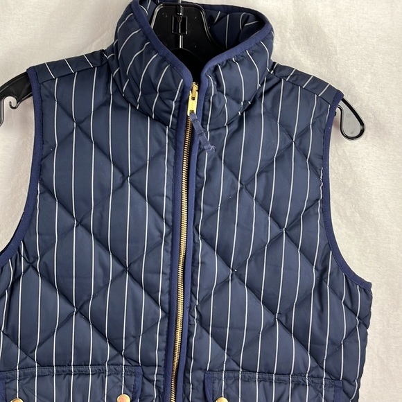 J crew xs excursion pin stripe vest - Picture 4 of 9